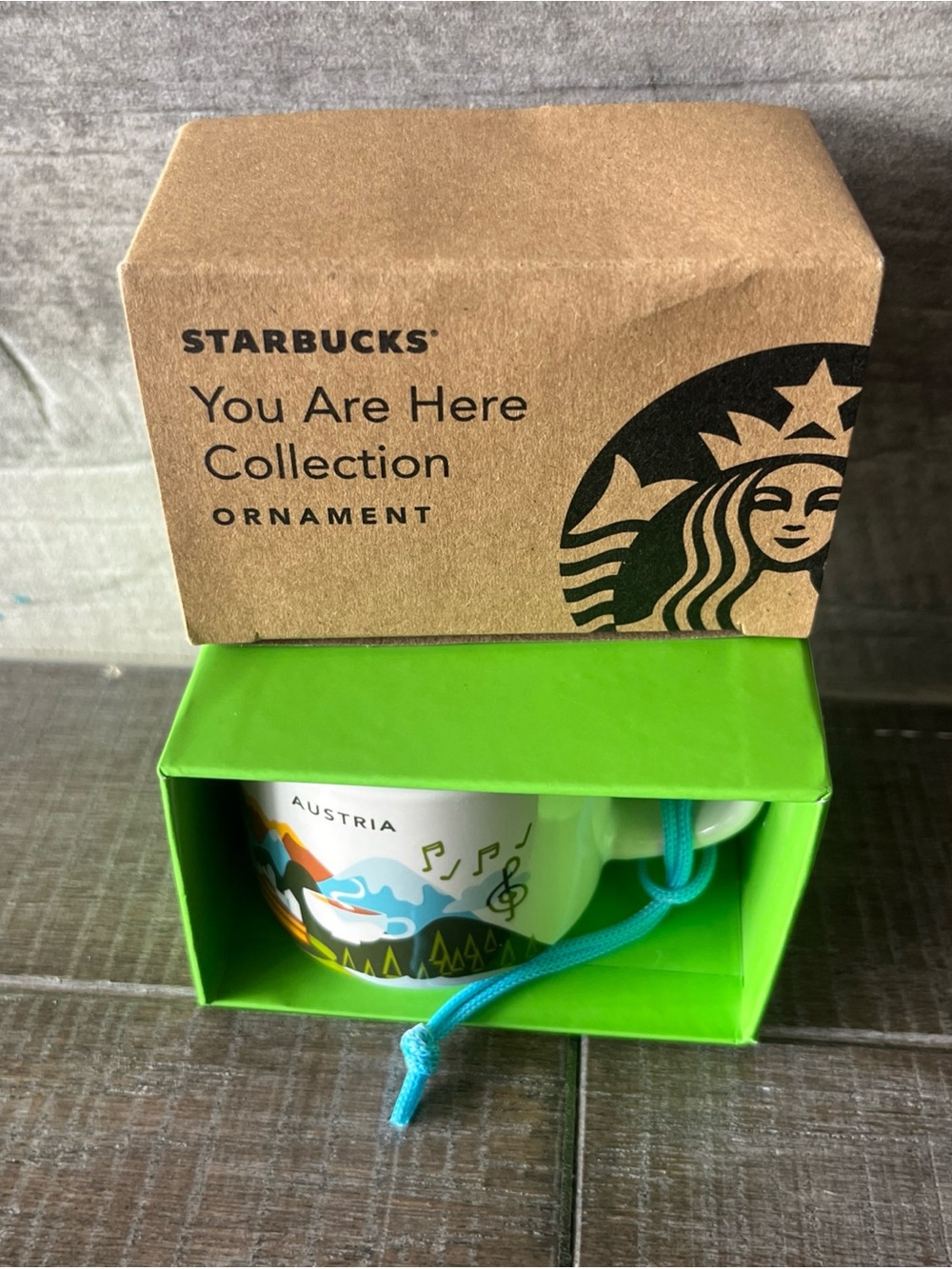 New In Box Starbucks Austria You Are Here Collection Mini Espresso/ornament 2 oz - Picture 8 of 8